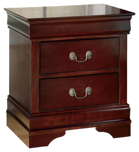 Alisdair Sleigh Bed With Mirrored Dresser, Chest And Nightstand
