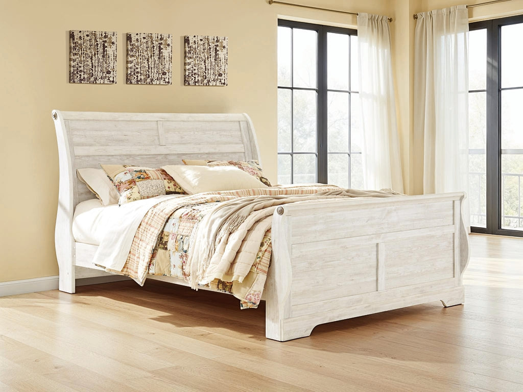 Willowton Sleigh Bed
