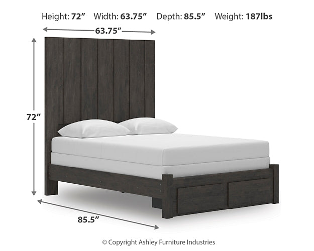 Fraluna Panel Storage Bed