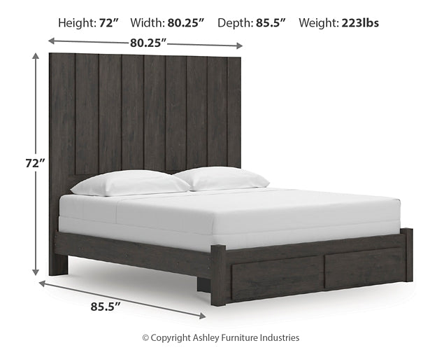 Fraluna Panel Storage Bed