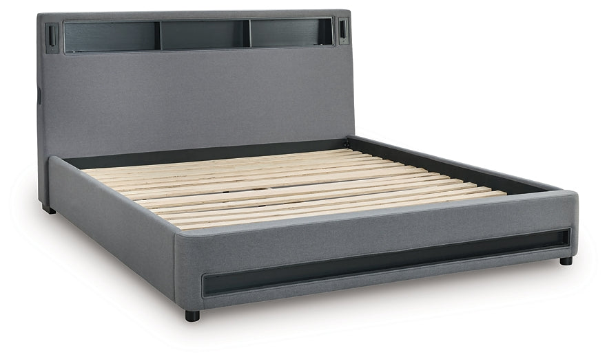 Verishaw California King Upholstered Bed