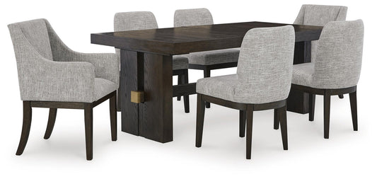 Burkhaus Dining Table and 6 Chairs