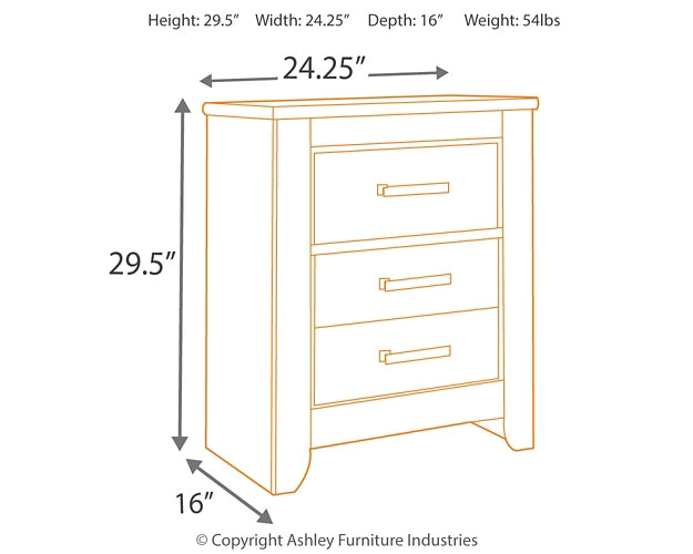 Zelen Queen/Full Panel Headboard with Mirrored Dresser and 2 Nightstands