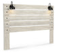 Cambeck  Panel Headboard With Mirrored Dresser, Chest And Nightstand