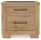 Galliden Two Drawer Night Stand