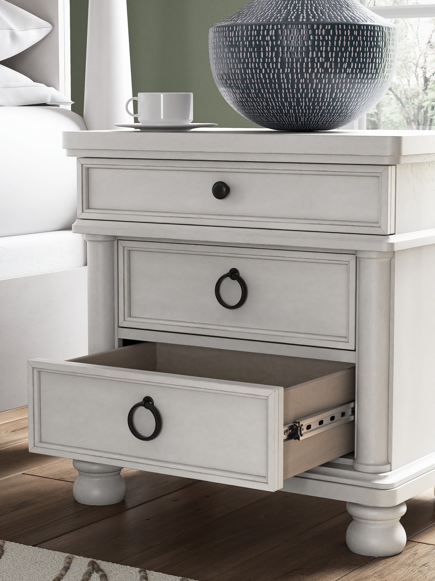 Rowlenstown Three Drawer Night Stand