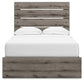 Graystorm Full Panel Bed with Storage with Mirrored Dresser, Chest and Nightstand