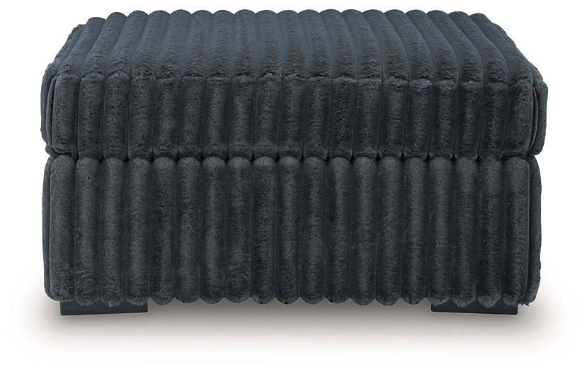Midnight-Madness Oversized Accent Ottoman