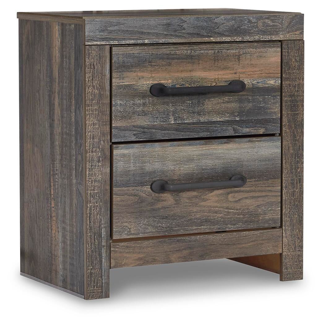 Drystan Full Bookcase Bed with 2 Storage Drawers, Dresser, Mirror, Chest and Nightstand