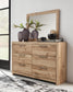 Hyanna Queen Panel Bed, Dresser, Mirror, Chest and Nightstand