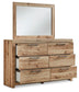 Hyanna Full Panel Headboard, Dresser, Mirror, Chest and Nightstand