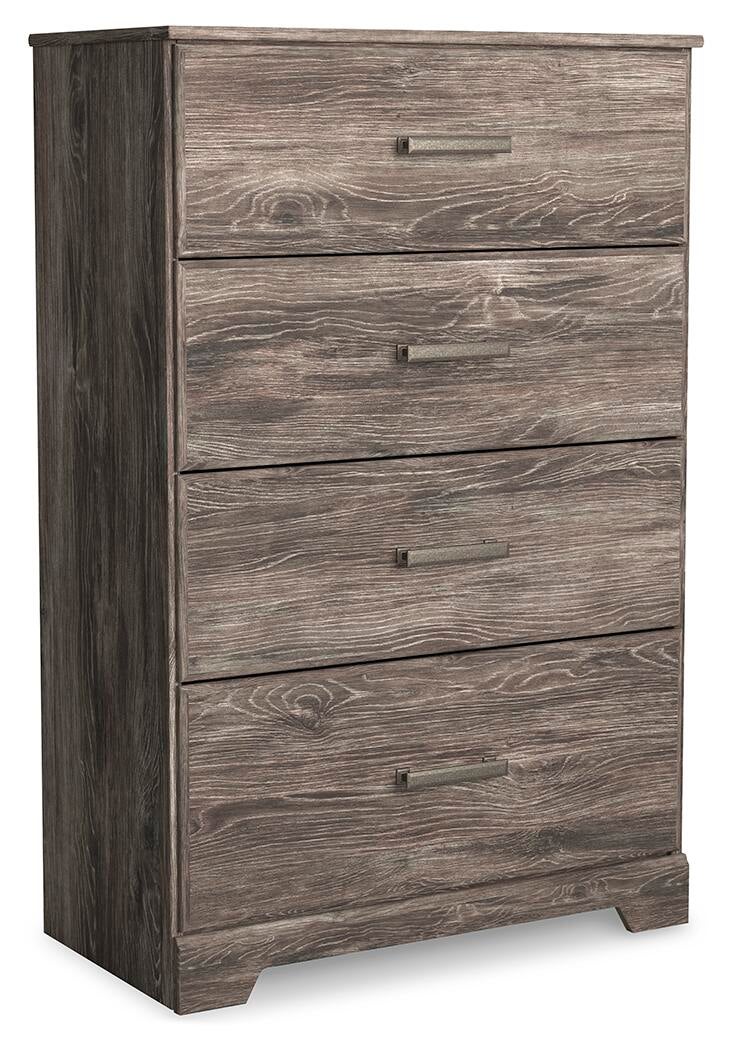 Ralinksi King Panel Bed, Dresser, Mirror, Chest and Nightstand
