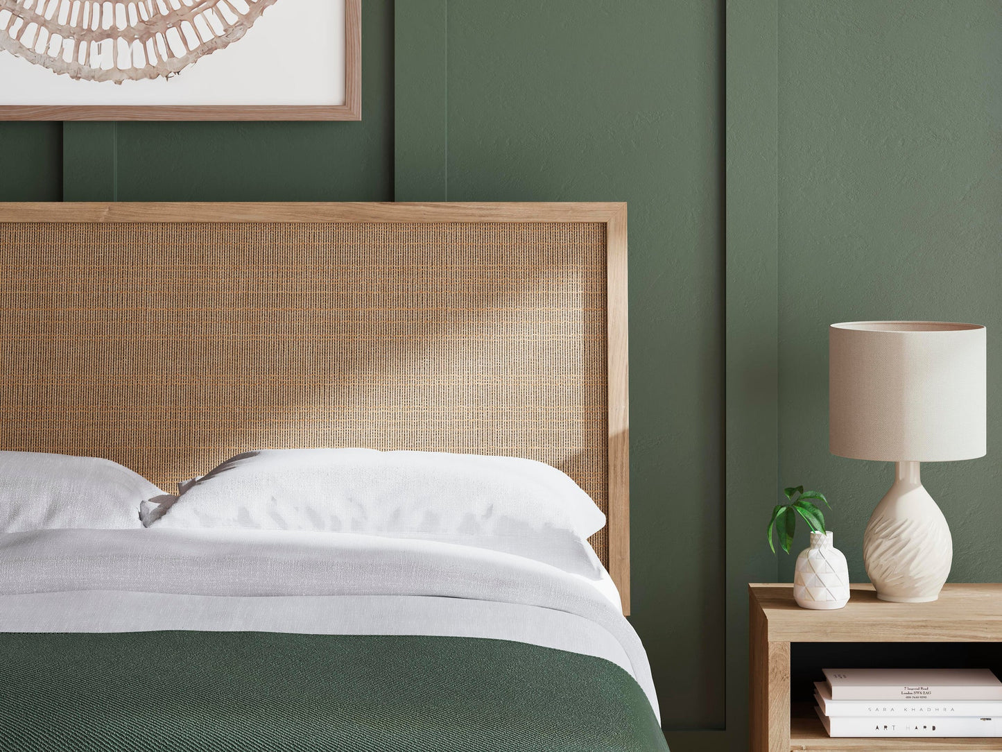Cielden Queen Panel Headboard, Dresser and Mirror