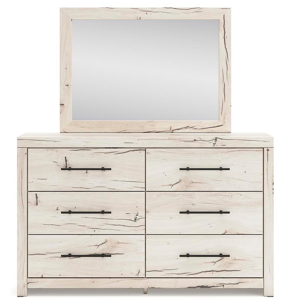 Lawroy Twin Panel Bed, Dresser, Mirror, Chest and Nightstand
