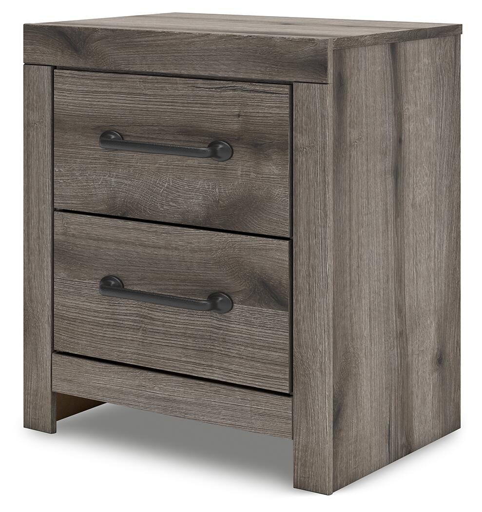 Graystorm Twin Panel Storage Bed, Dresser, Mirror, Chest and Nightstand