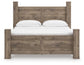 Rusticott King Poster Bed, Dresser and Mirror