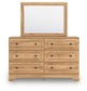 Aleaport Twin Panel Bed with Mirrored Dresser