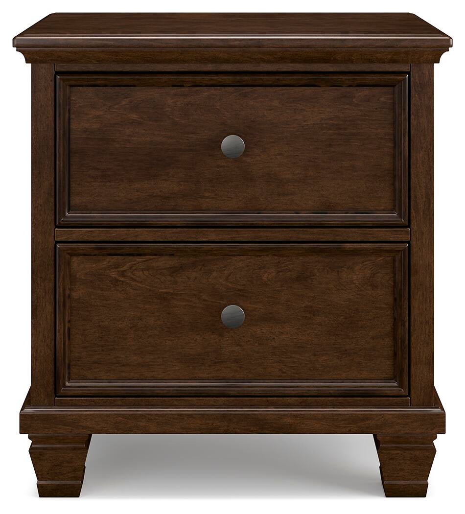 Danabrin King Panel Storage Bed, Dresser, Mirror and Nightstand
