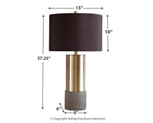 Load image into Gallery viewer, Jacek Metal Table Lamp (2/CN)

