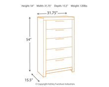Load image into Gallery viewer, Derekson Five Drawer Chest
