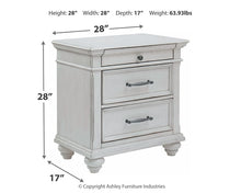 Load image into Gallery viewer, Kanwyn Three Drawer Night Stand
