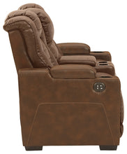 Load image into Gallery viewer, Owner&#39;s Box PWR REC Loveseat/CON/ADJ HDRST
