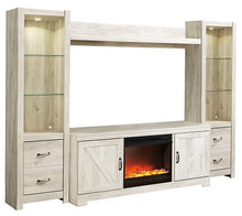 Load image into Gallery viewer, Bellaby 4-Piece Entertainment Center with Fireplace
