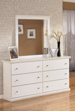 Load image into Gallery viewer, Bostwick Shoals Queen Panel Bed with Mirrored Dresser, Chest and 2 Nightstands
