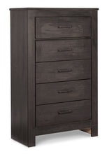 Load image into Gallery viewer, Brinxton Queen/Full Panel Headboard with Mirrored Dresser and Chest
