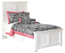 Load image into Gallery viewer, Bostwick Shoals Twin Panel Bed with Mirrored Dresser and 2 Nightstands
