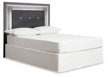 Load image into Gallery viewer, Lodanna Queen/Full Upholstered Panel Headboard with Mirrored Dresser and 2 Nightstands
