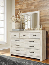 Load image into Gallery viewer, Bellaby  Crossbuck Panel Bed With Mirrored Dresser
