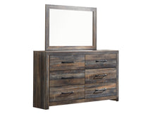 Load image into Gallery viewer, Drystan  Panel Bed With 2 Storage Drawers With Mirrored Dresser, Chest And Nightstand
