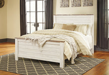 Load image into Gallery viewer, Willowton Queen Panel Bed with Dresser
