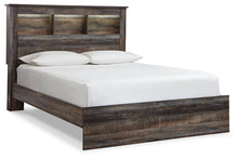 Load image into Gallery viewer, Drystan Queen Bookcase Bed with Mirrored Dresser
