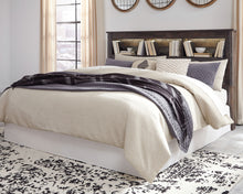 Load image into Gallery viewer, Drystan King/California King Bookcase Headboard with Mirrored Dresser and 2 Nightstands
