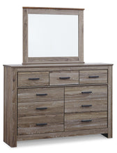 Load image into Gallery viewer, Zelen King Panel Bed with Mirrored Dresser, Chest and 2 Nightstands
