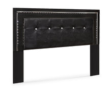 Load image into Gallery viewer, Kaydell King/California King Upholstered Panel Headboard with Mirrored Dresser and 2 Nightstands
