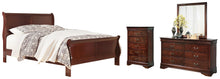 Load image into Gallery viewer, Alisdair  Sleigh Bed With Mirrored Dresser And Chest
