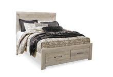 Load image into Gallery viewer, Bellaby Queen Platform Bed with 2 Storage Drawers with Mirrored Dresser
