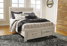 Load image into Gallery viewer, Bellaby Queen Platform Bed with 2 Storage Drawers with Mirrored Dresser
