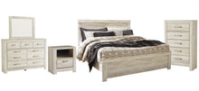 Load image into Gallery viewer, Bellaby Queen Panel Bed with Mirrored Dresser, Chest and Nightstand
