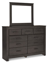 Load image into Gallery viewer, Brinxton King Panel Bed with Mirrored Dresser, Chest and 2 Nightstands
