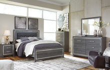 Load image into Gallery viewer, Lodanna Queen Panel Bed with Mirrored Dresser and Chest
