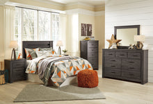 Load image into Gallery viewer, Brinxton Queen/Full Panel Headboard with Mirrored Dresser
