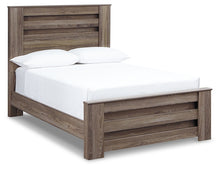 Load image into Gallery viewer, Zelen Full Panel Bed with Mirrored Dresser
