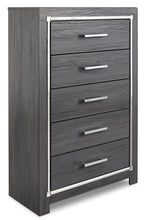 Load image into Gallery viewer, Lodanna King Panel Bed with Mirrored Dresser, Chest and Nightstand
