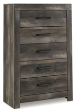 Load image into Gallery viewer, Wynnlow Queen Panel Bed with Mirrored Dresser, Chest and 2 Nightstands
