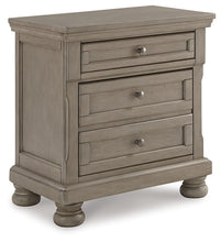 Load image into Gallery viewer, Lettner King Panel Bed with Mirrored Dresser and 2 Nightstands
