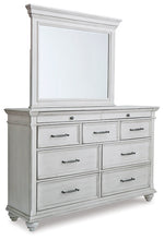 Load image into Gallery viewer, Kanwyn Queen Panel Bed with Mirrored Dresser and Chest
